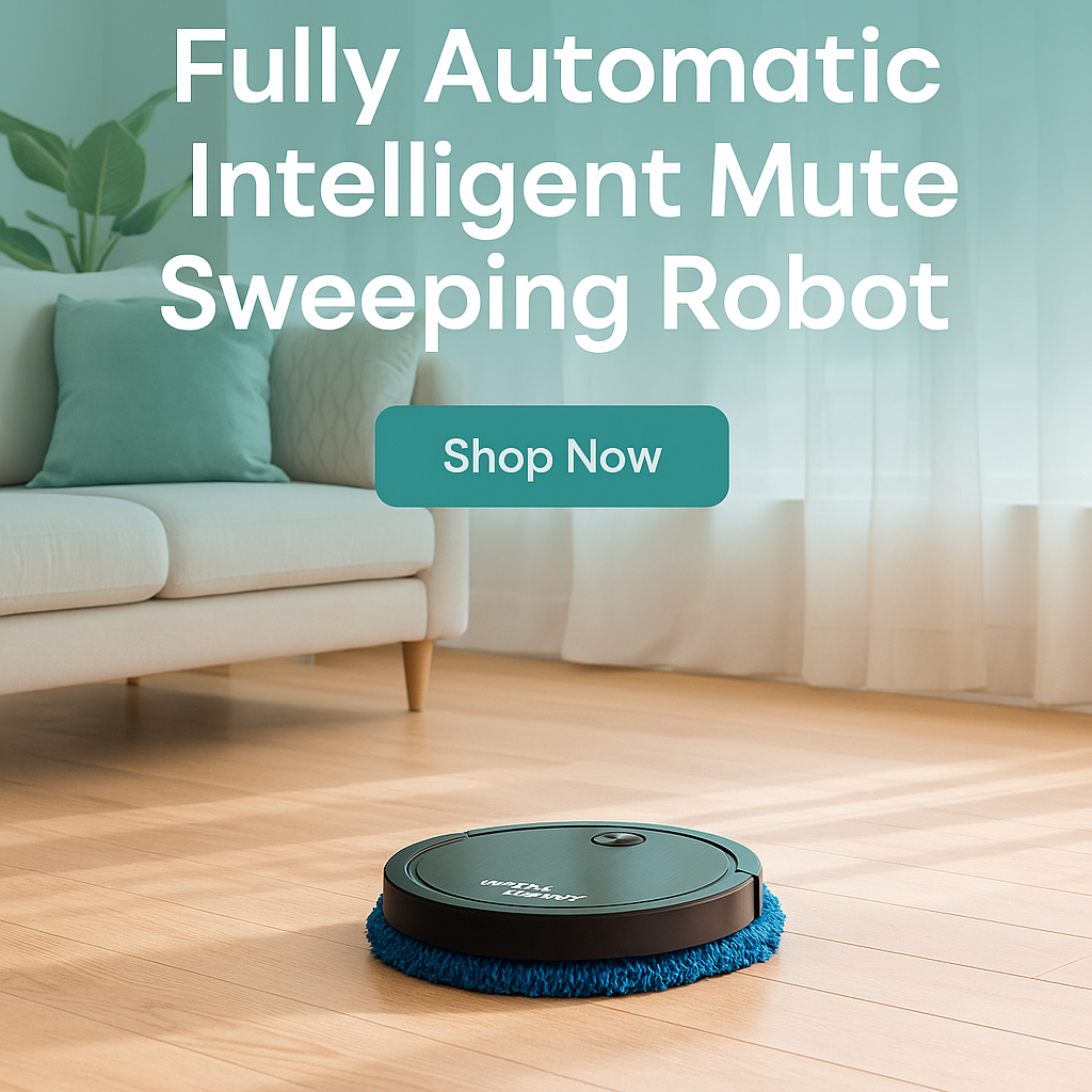 Fully Automatic Intelligent Mute Sweeping Robot — Smart Robotic Vacuum Cleaner