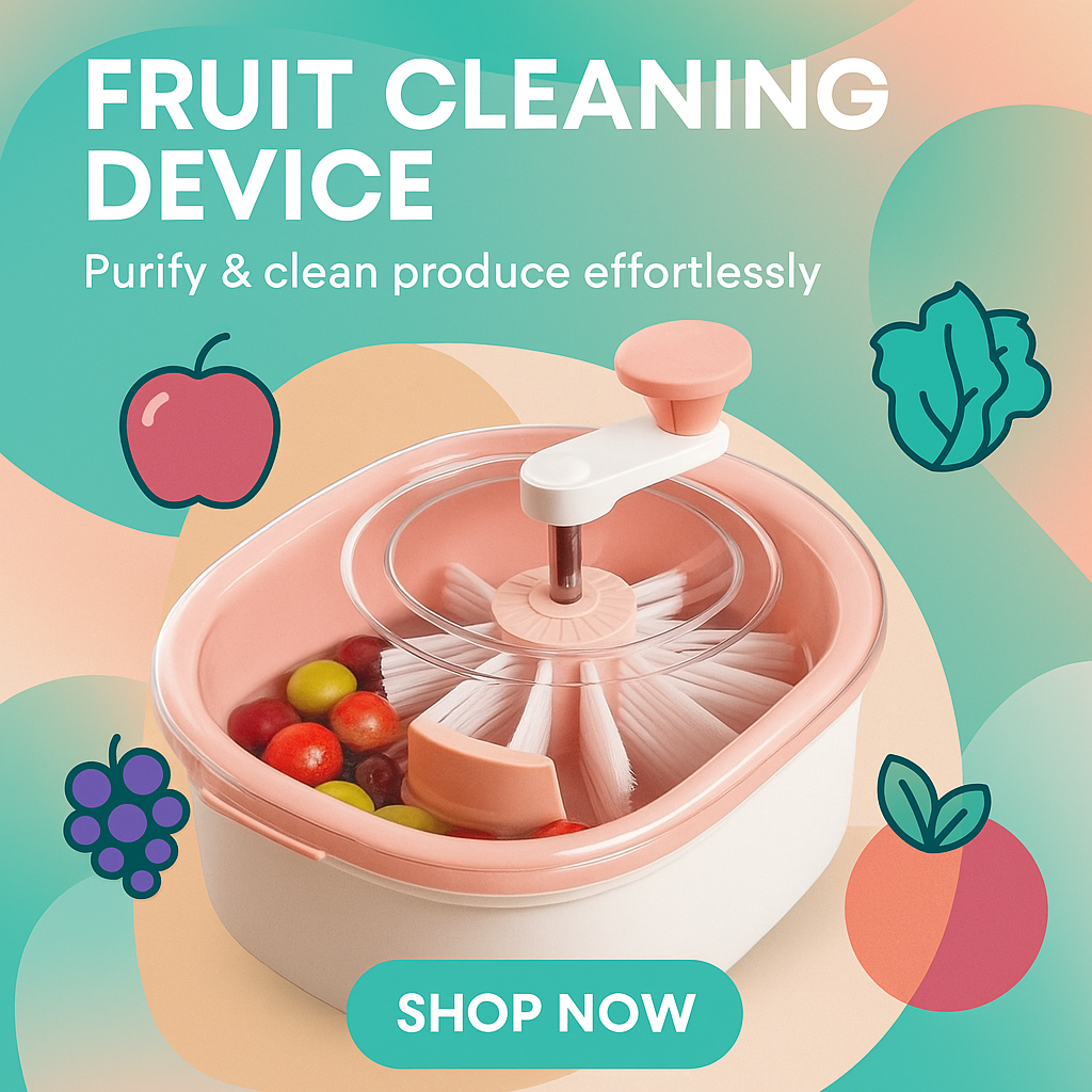 Fruit Cleaning Device – Purify & Clean Produce Effortlessly