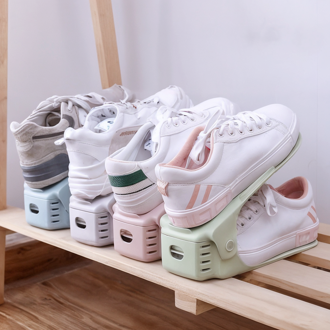 Height-Adjustable Shoe Rack – Space-Saving & Multi-Level Organizer