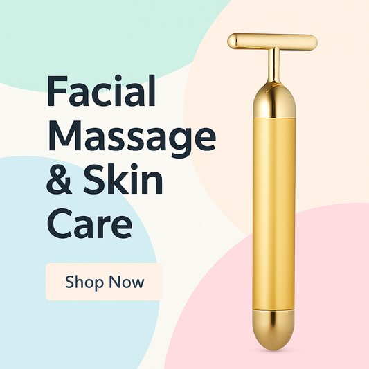 V-Shaped Electric Facial Massage Bar